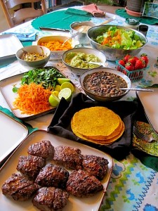 Grass Fed Taco Table